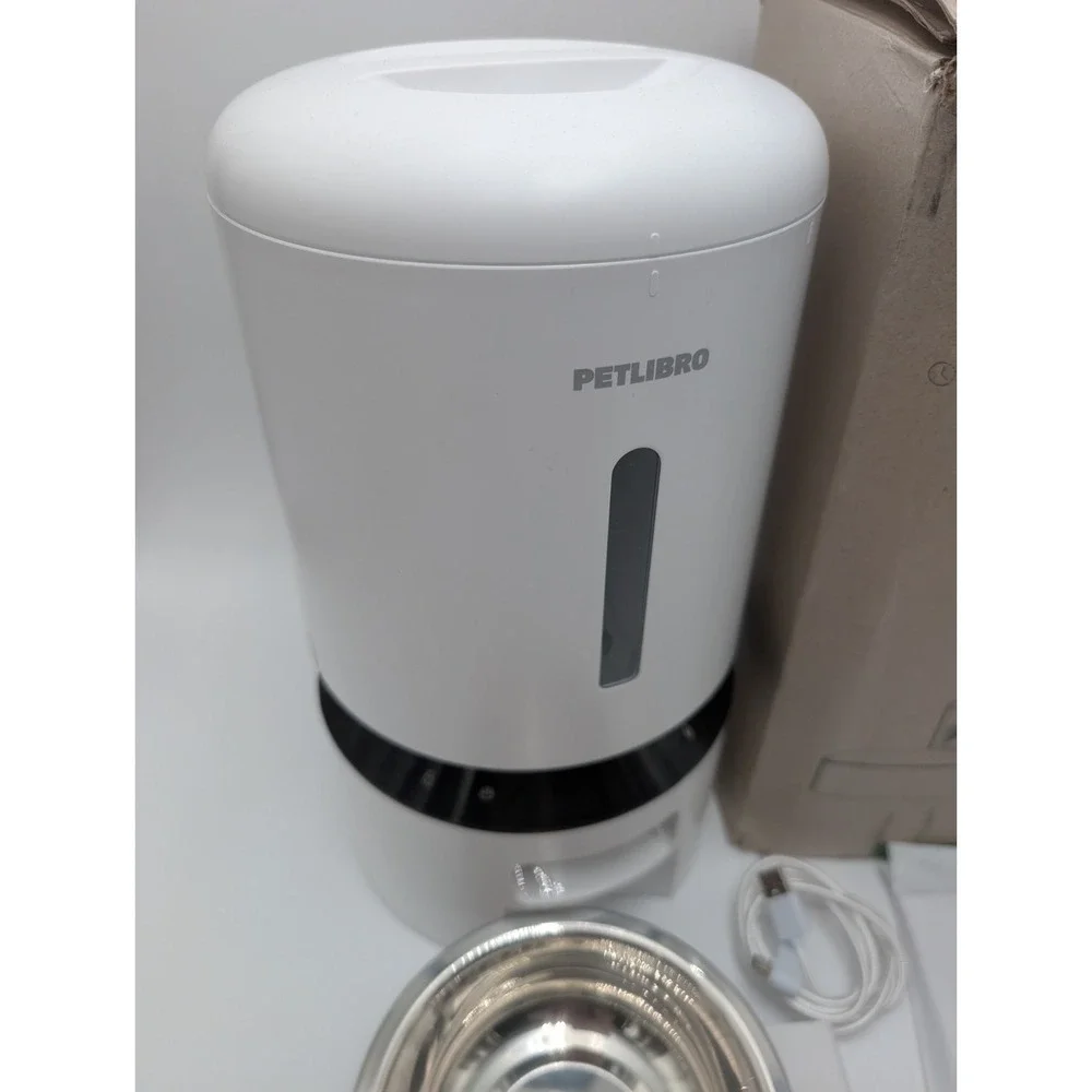 PETLIBRO Automatic Cat Feeder, 5G WiFi Automatic Dog Feeder PLAF103 White